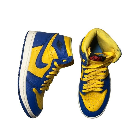 Nike Youth Air Jordan Retro Hi/Ylw/Fd2596-700/tag size 6Y - Picture 2 of 9